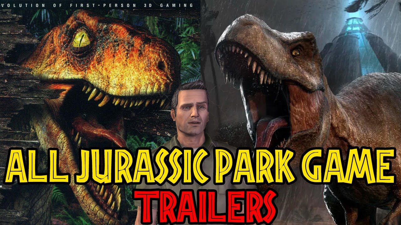 All Jurassic Park Game Trailers