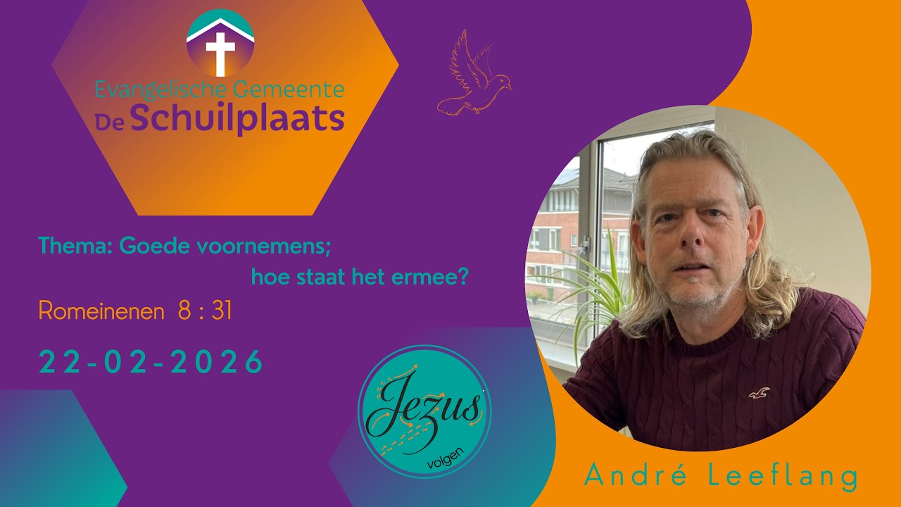 Dienst zondag 22 februari 2026