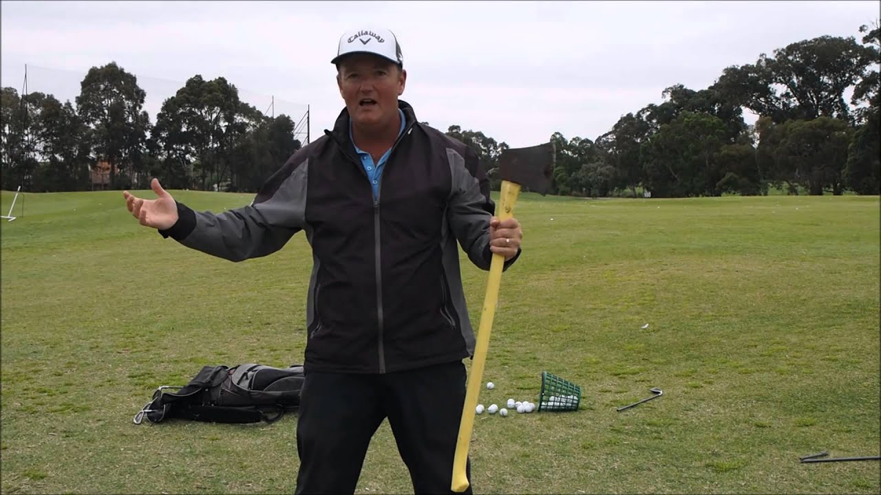 (golf Lesson) Learn to let the club do the work for more distance