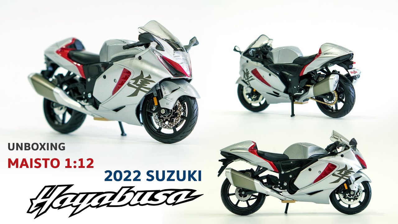 2022 Suzuki Hayabusa Diecast Model Unboxing |New Maisto Suzuki Hayabusa Diecast India | Tamiya Kit