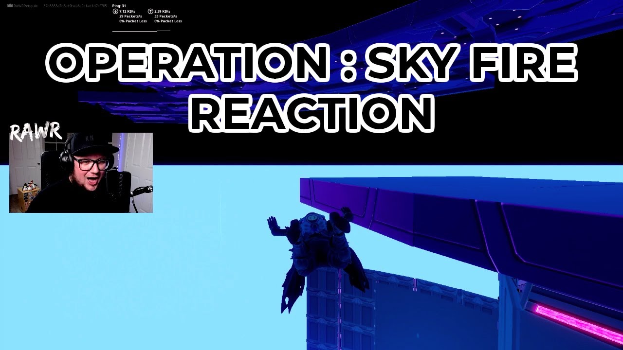[I GLITCHED OUT OF THE MAP] FORTNITE SKY FIRE EVENT REACTION! SEASON 8 IS HERE!!