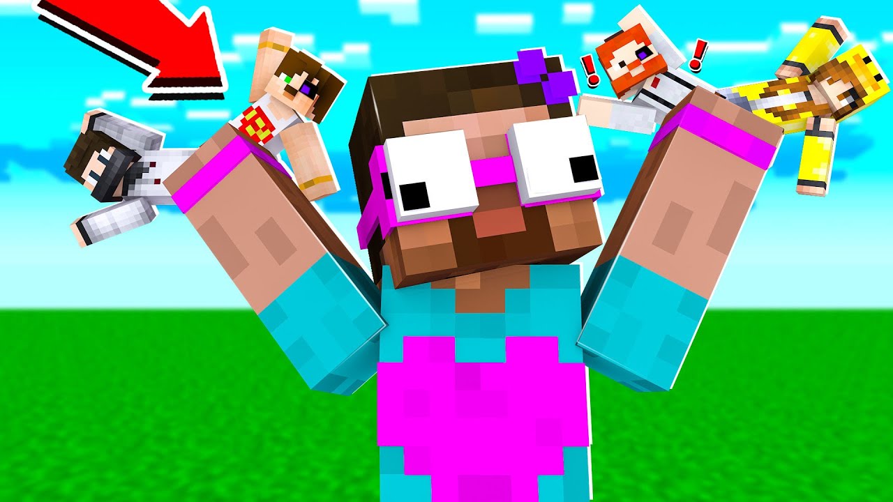 EVİMDE SAKLAMBAÇ OYNADIK - YANLIŞ KAPIYI SEÇEN KAYBEDER - Minecraft