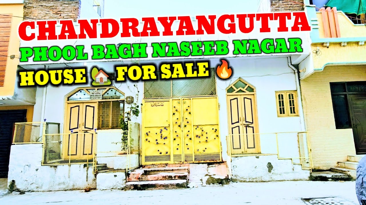 House 🏡 For sale Phool Bagh Naseeb Nagar Registered Tax Paid in Hyderabad 
