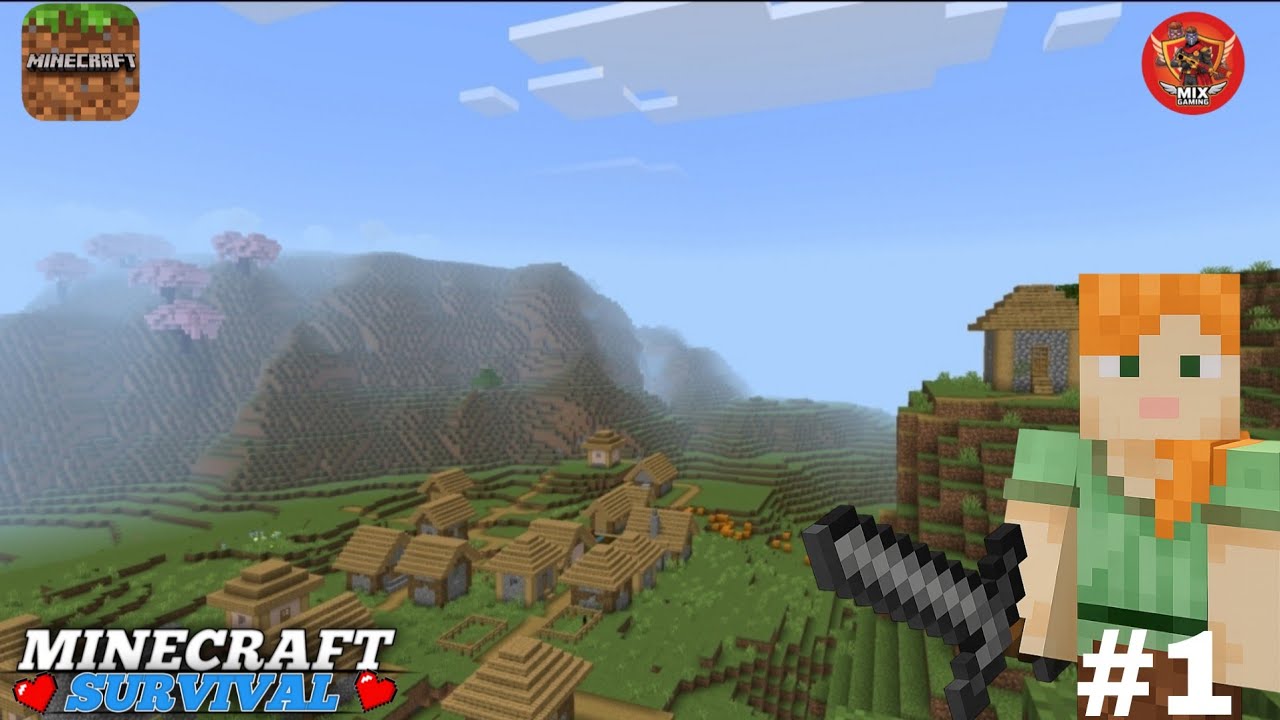 MINECRAFT SURVIVAL SERIES  ||   PART 1  ||  MIX.GAMING  ||