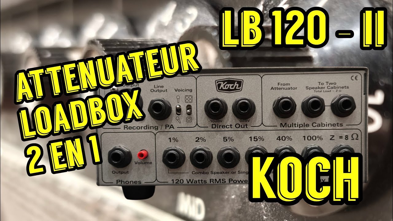 KOCH - LB 120-II atténuateur et loadbox 2 en 1