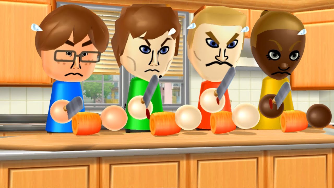 Wii Party Minigames - Chris Vs Tyrone Vs Pierre Vs Emma (Max Difficulty)