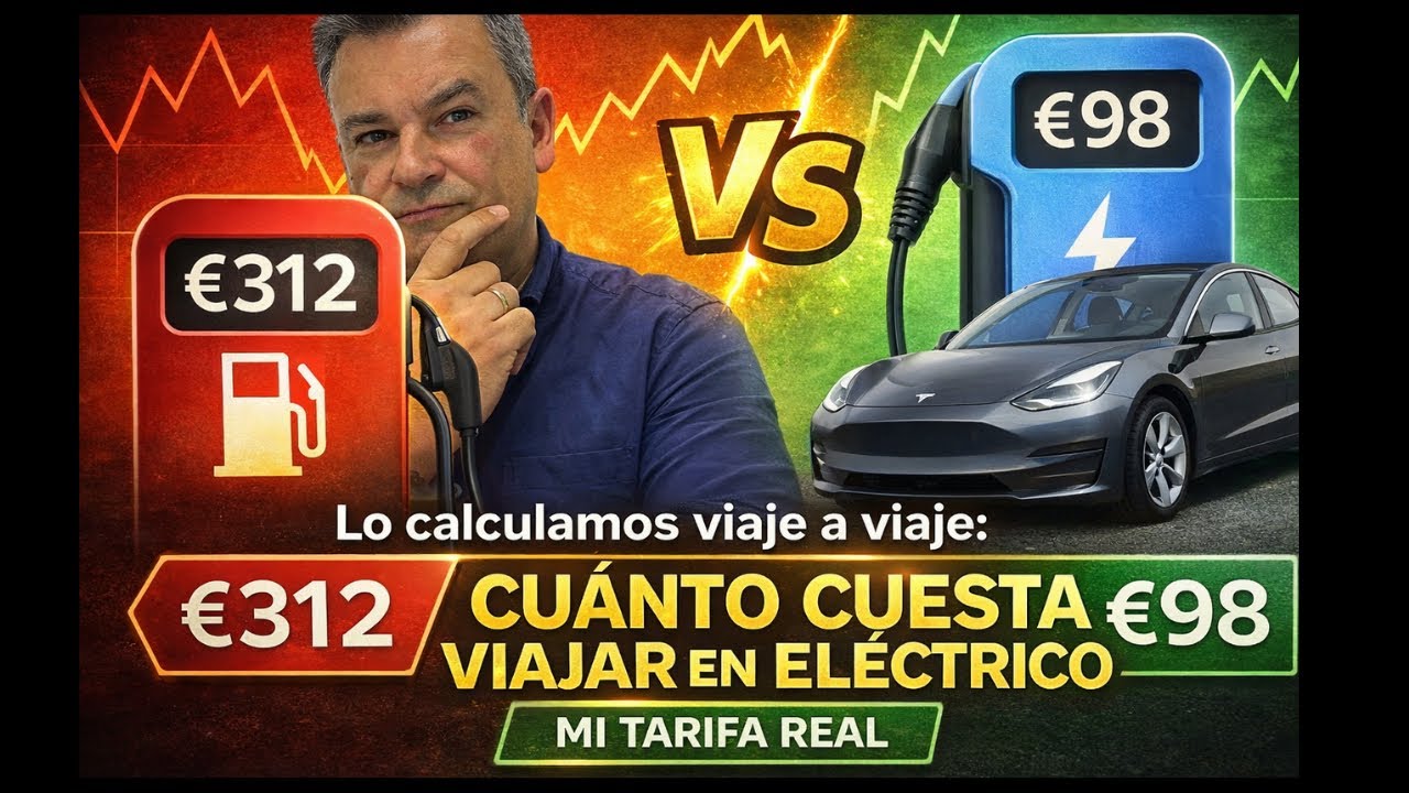 ¿De verdad es más barato viajar en coche eléctrico? Mis datos reales