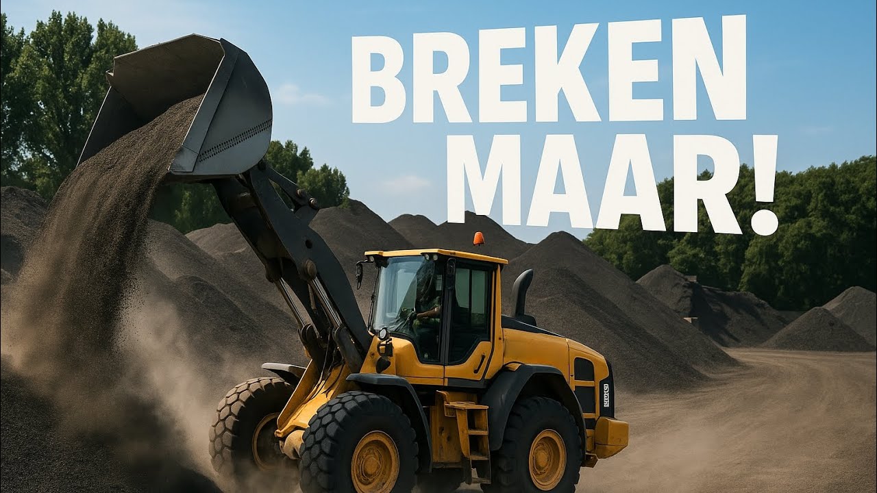 Keestrack R6 in actie! |Asfalt breken| |KOK Lexmond|