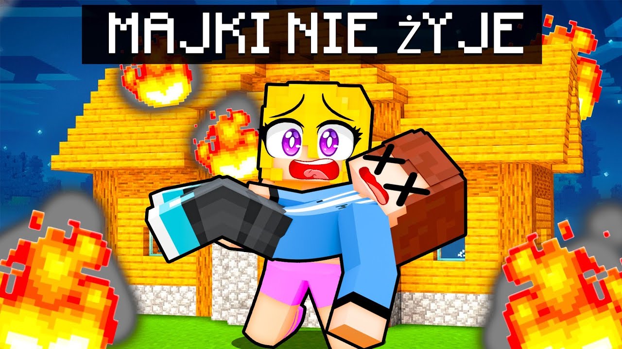 DZIEŃ W KTÓRYM MAJKI ZGINĄŁ w Minecraft...
