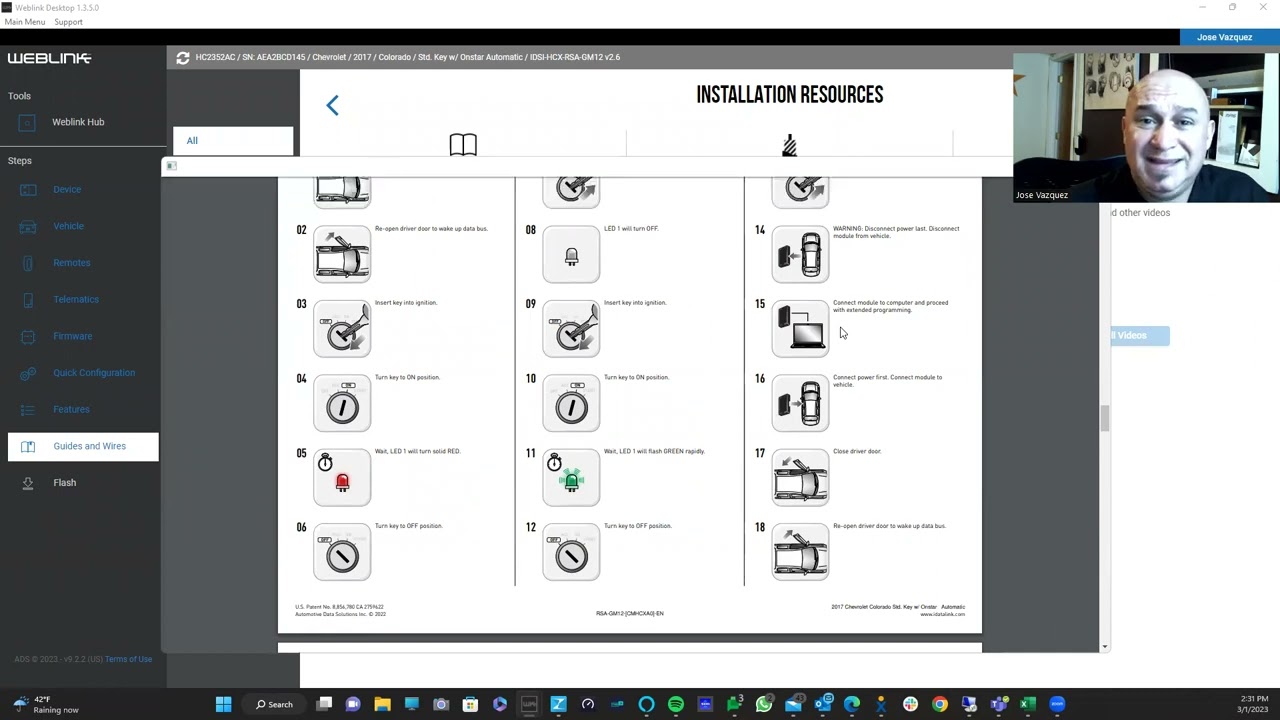 Caracteristicas y Opciones del Modulo iDatastart en Weblink Desktop - Español Spanish