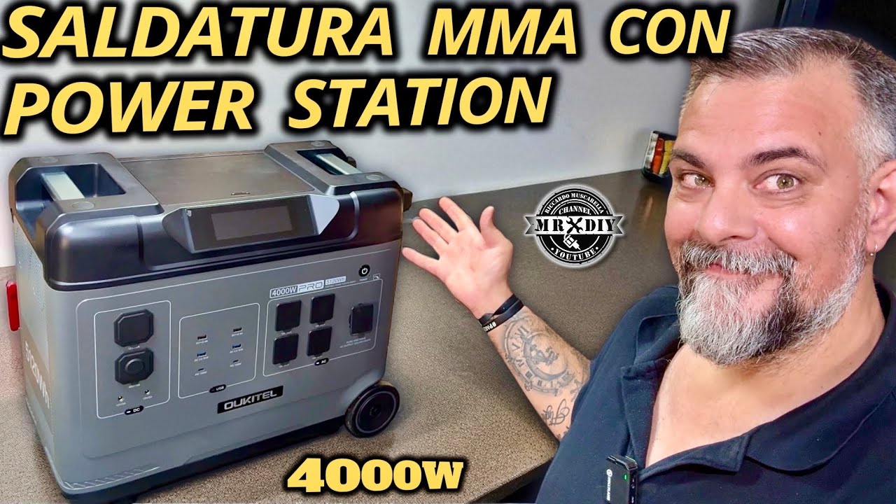 Riesco a saldare il ferro con OUKITEL P5000 Pro Power station portatile 4000W 5120Wh off-grid Italia