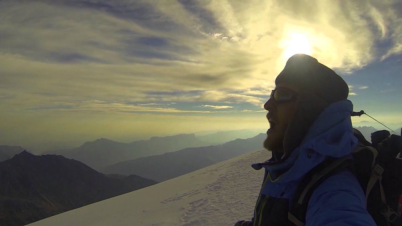 Mount Kazbek (5033m) from Stepandsminda