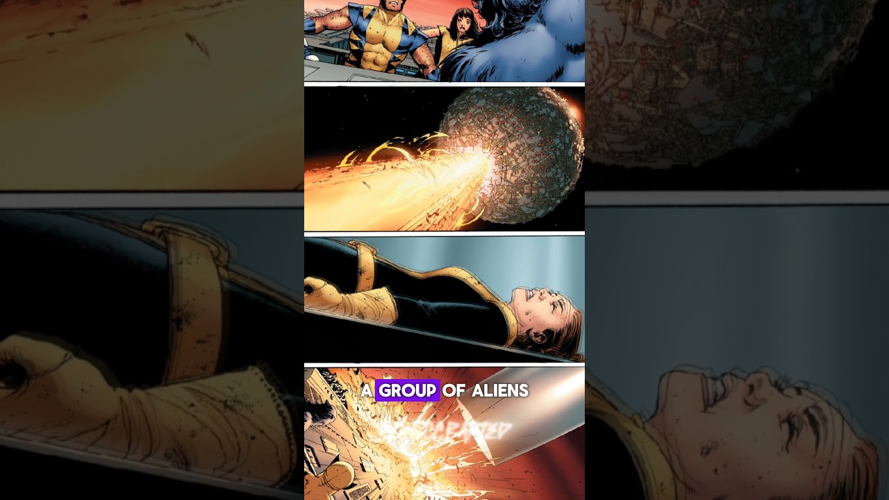 Kitty Pryde phases a Giant Bullet through Earth #marvel #xmen #comics