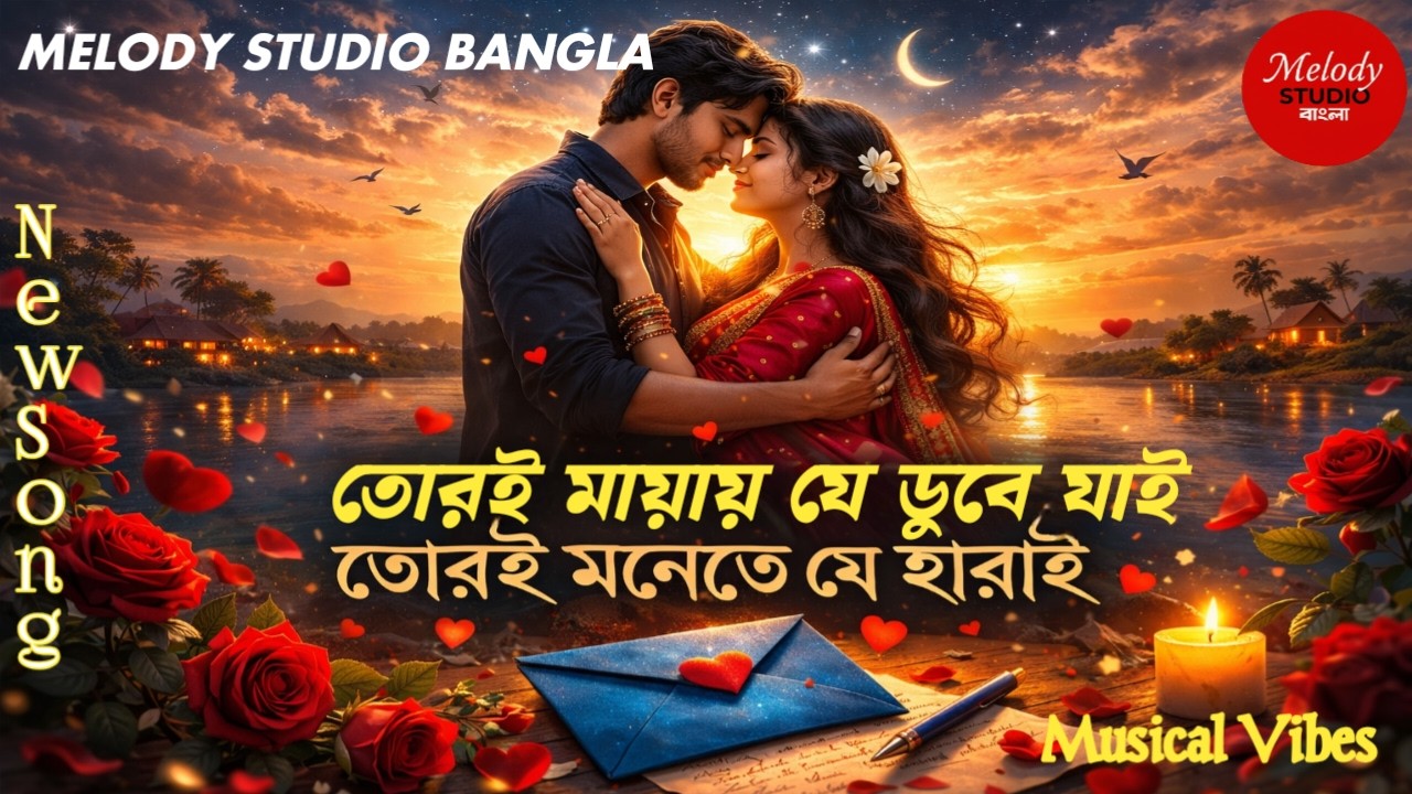 Tori Mayai je Dube jai । তোরই মায়ায় যে ডুবে যাই । Melody Studio Bangla । New Bangla Song 2026 ।