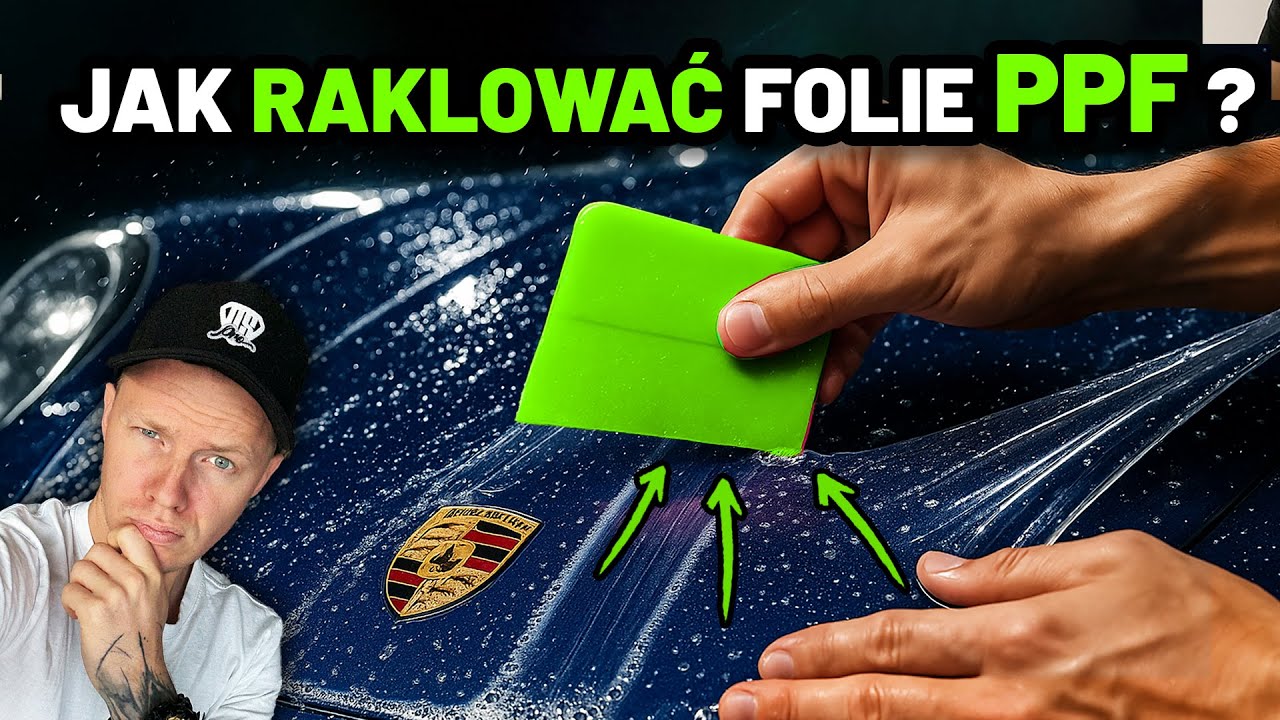 Jak RAKLOWAĆ folie PPF❓ Robisz to dobrze ⁉️ DARMOWE Szkolenie #10 #PPF #Detailing