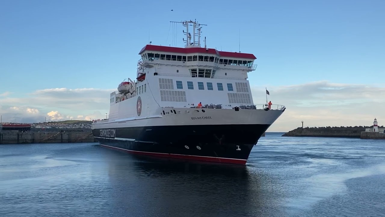 BEN MY CHREE Passenger/Ro-Ro Cargo Ship. Steam Packet Company. Isle of Man. October 2022.