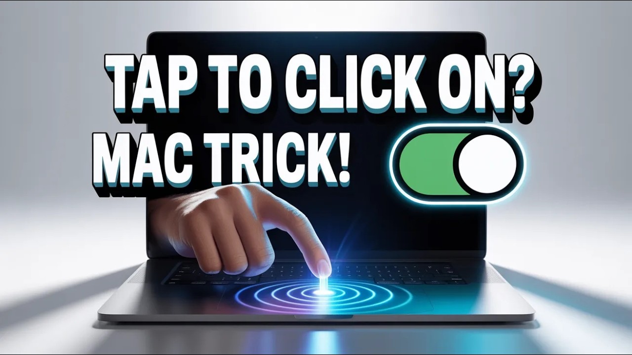 Как включить &laquo;Нажатие касанием&raquo; на Mac