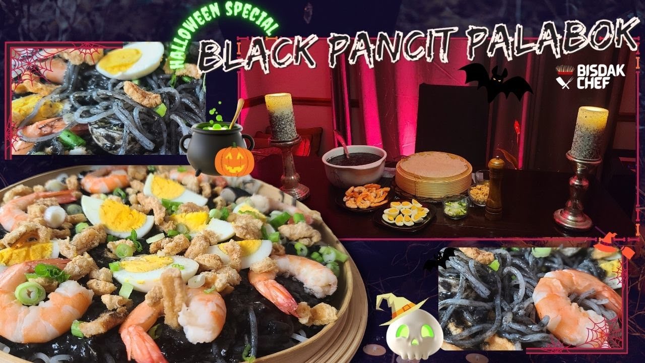 Black Pancit Palabok | Halloween Recipe | Easy Pancit Palabok | Pang Negosyo Recipe | Noodles Recipe