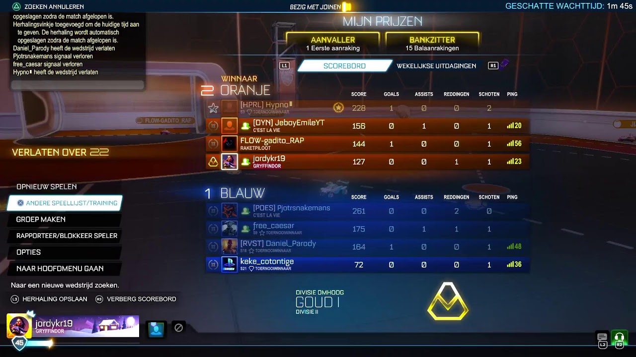 Rocket League ranked doen livestream