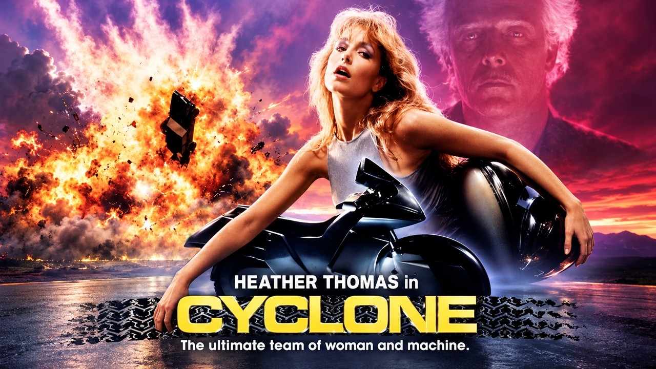 Heather Thomas&rsquo; 1987 Superbike Movie! | CYCLONE (ft. Jeffrey Combs) Full Movie