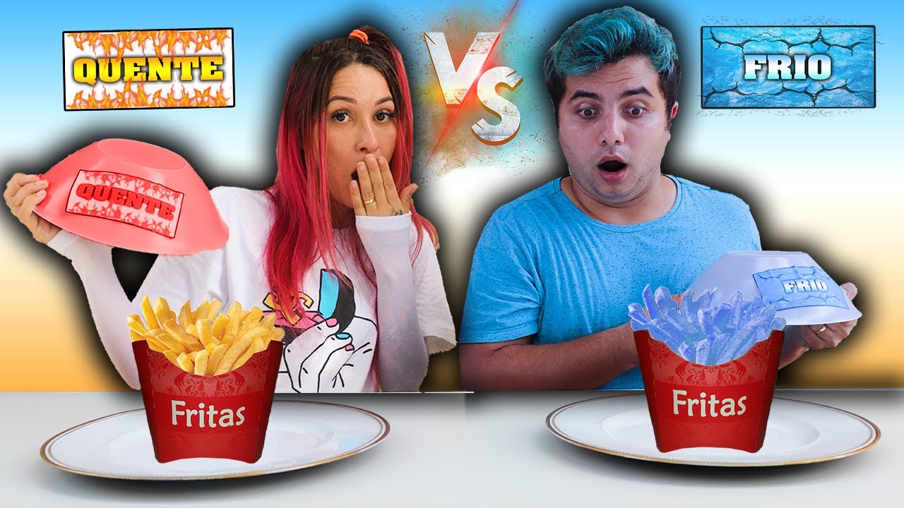 QUENTE OU FRIO DESAFIO | Família Maloucos