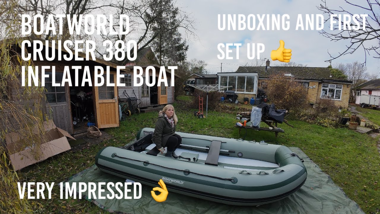 BOATWORLD Cruiser 380 Catamaran Sib Unboxing and First Set up