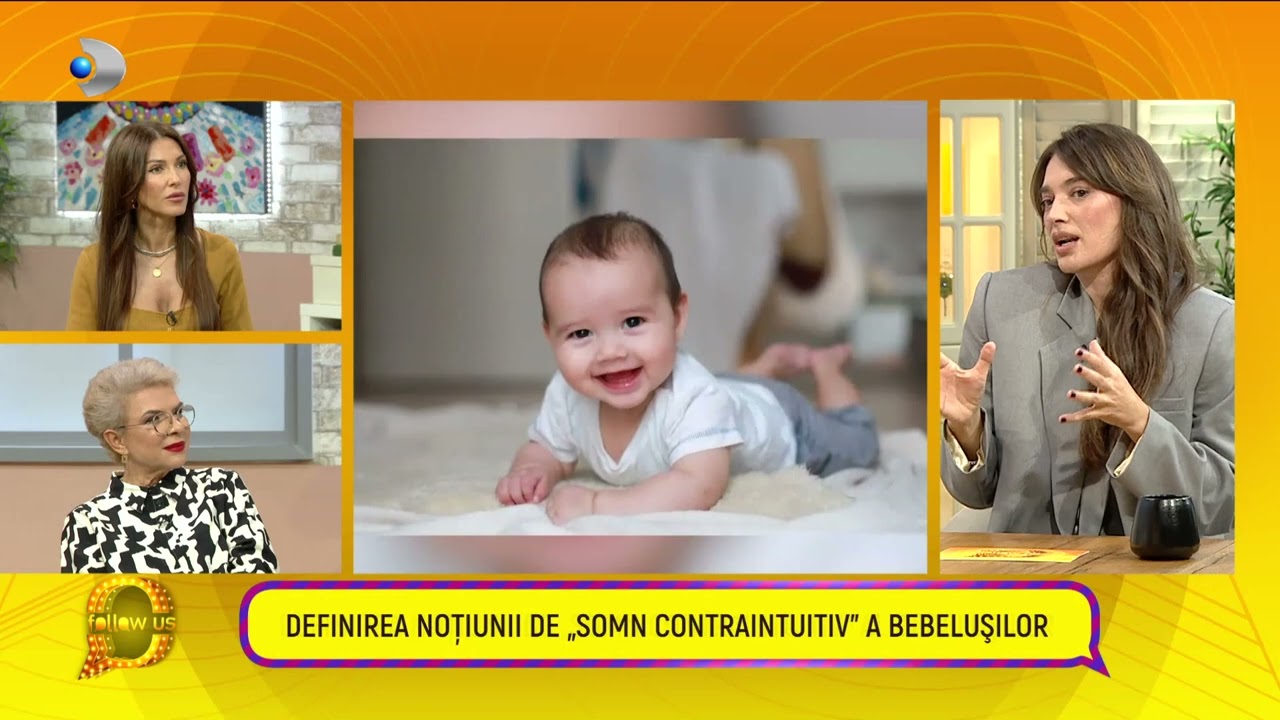 Follow us! - Ana Barbu, despre “night party-uri” si somnul contraintuitiv la bebelusi.