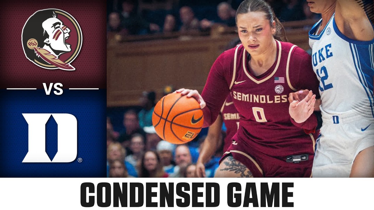 Florida State vs. Duke Condensed Game | 2025-26 ACC Women's Basketball