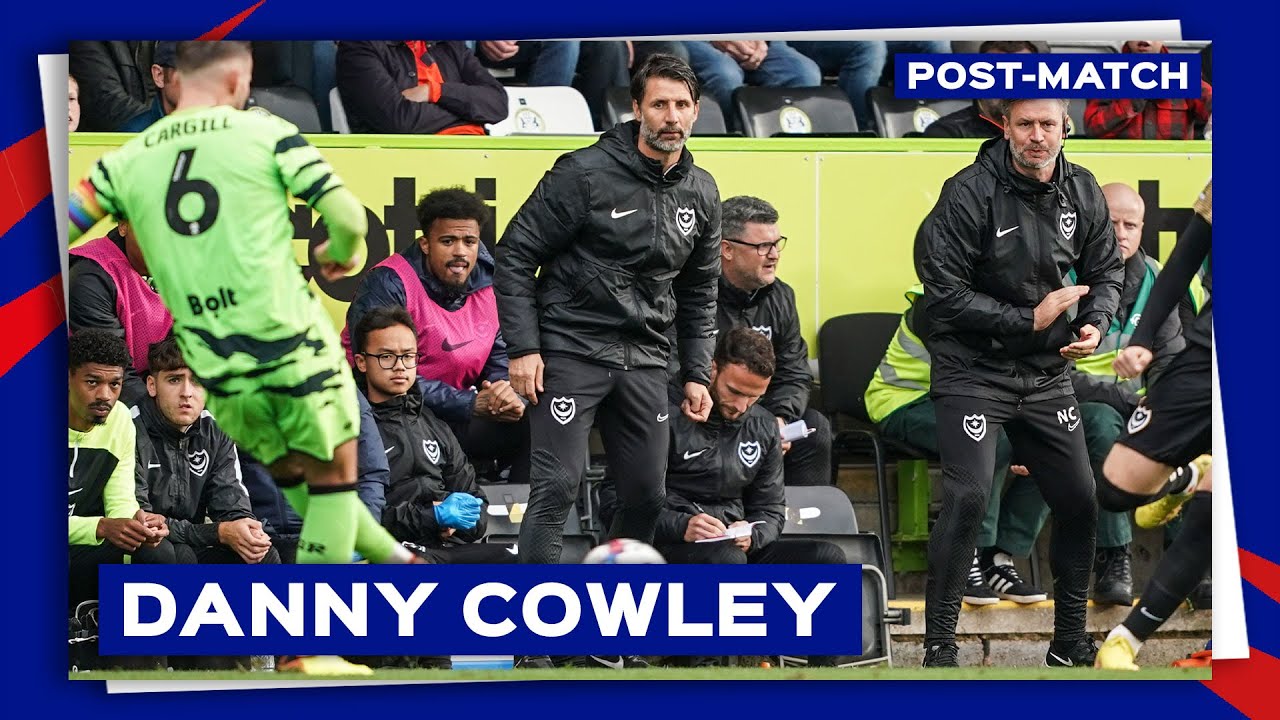 Danny Cowley post-match | Forest Green Rovers 0-1 Pompey