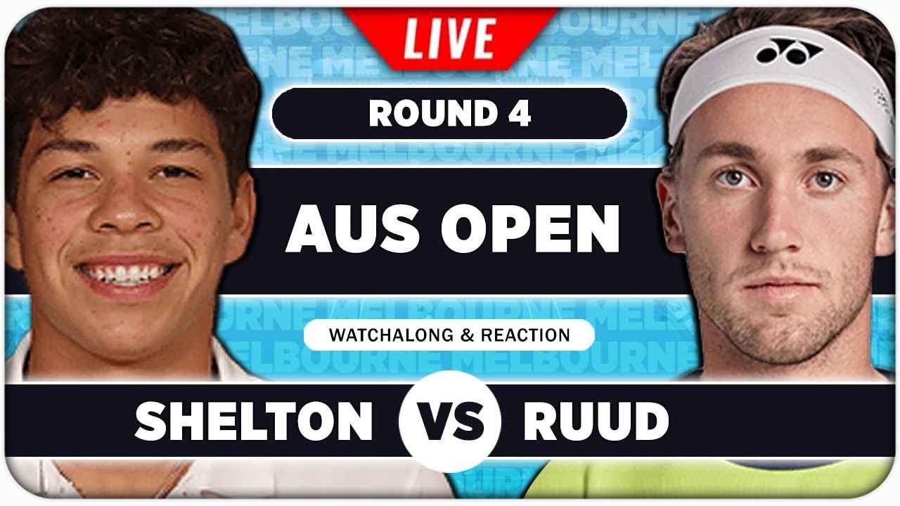 SHELTON vs RUUD • Australian Open 2026 • LIVE Tennis Watchalong