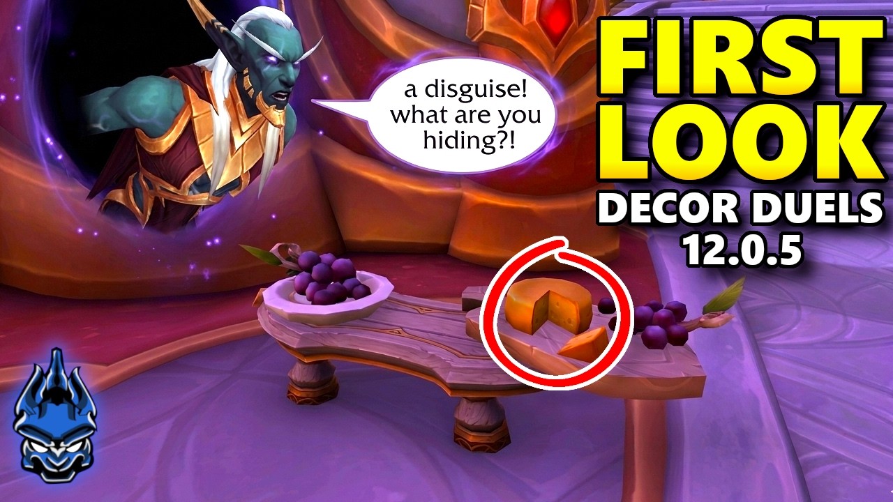 First Impression of The All New Decor Duel Mini Game Coming In 12.0.5 - Samiccus Discusses & Reacts