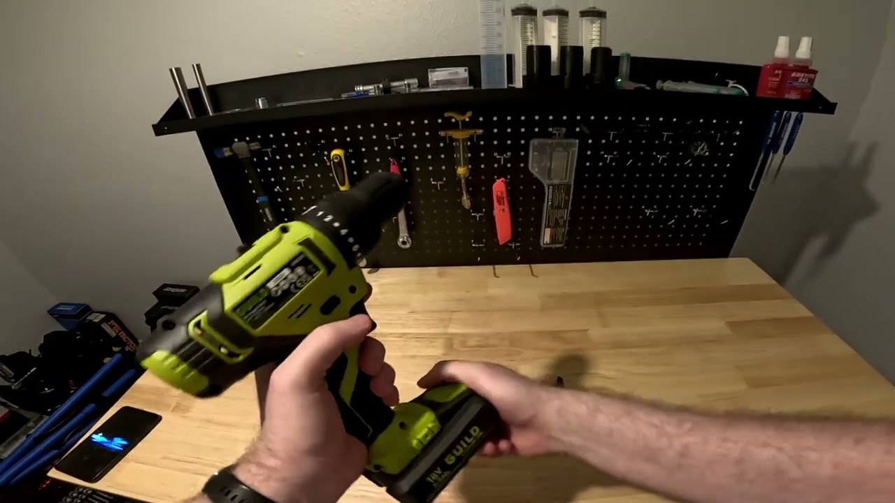 Installing vise to workbench 