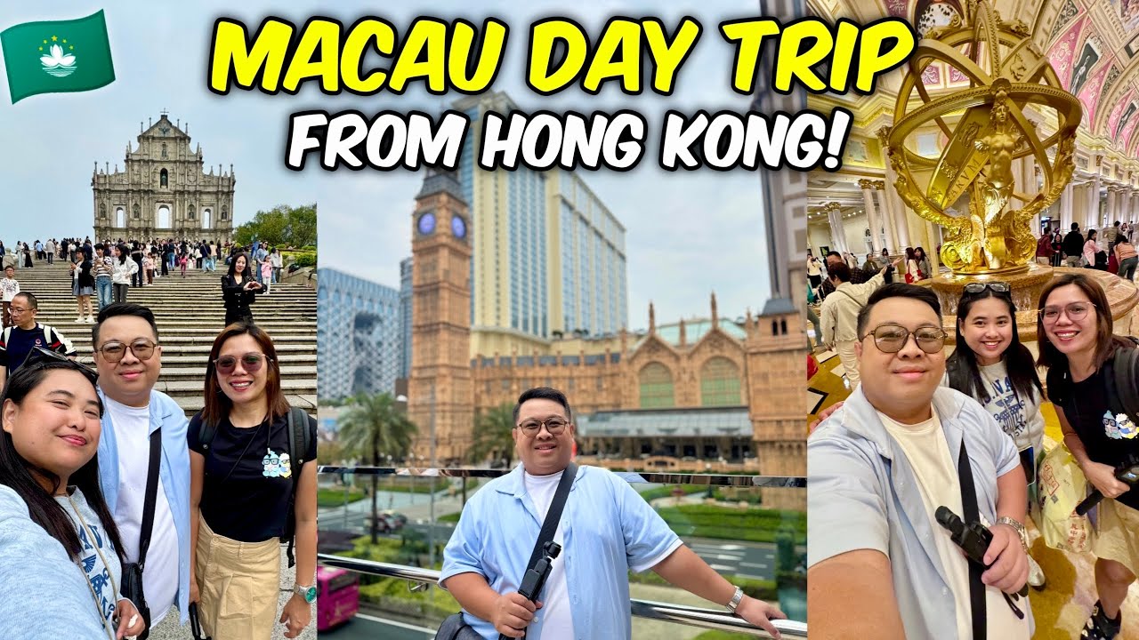 Let's go to Macau from Hong Kong! 🇲🇴 Ferry Ride + Attractions in Macau! | JM Banquicio