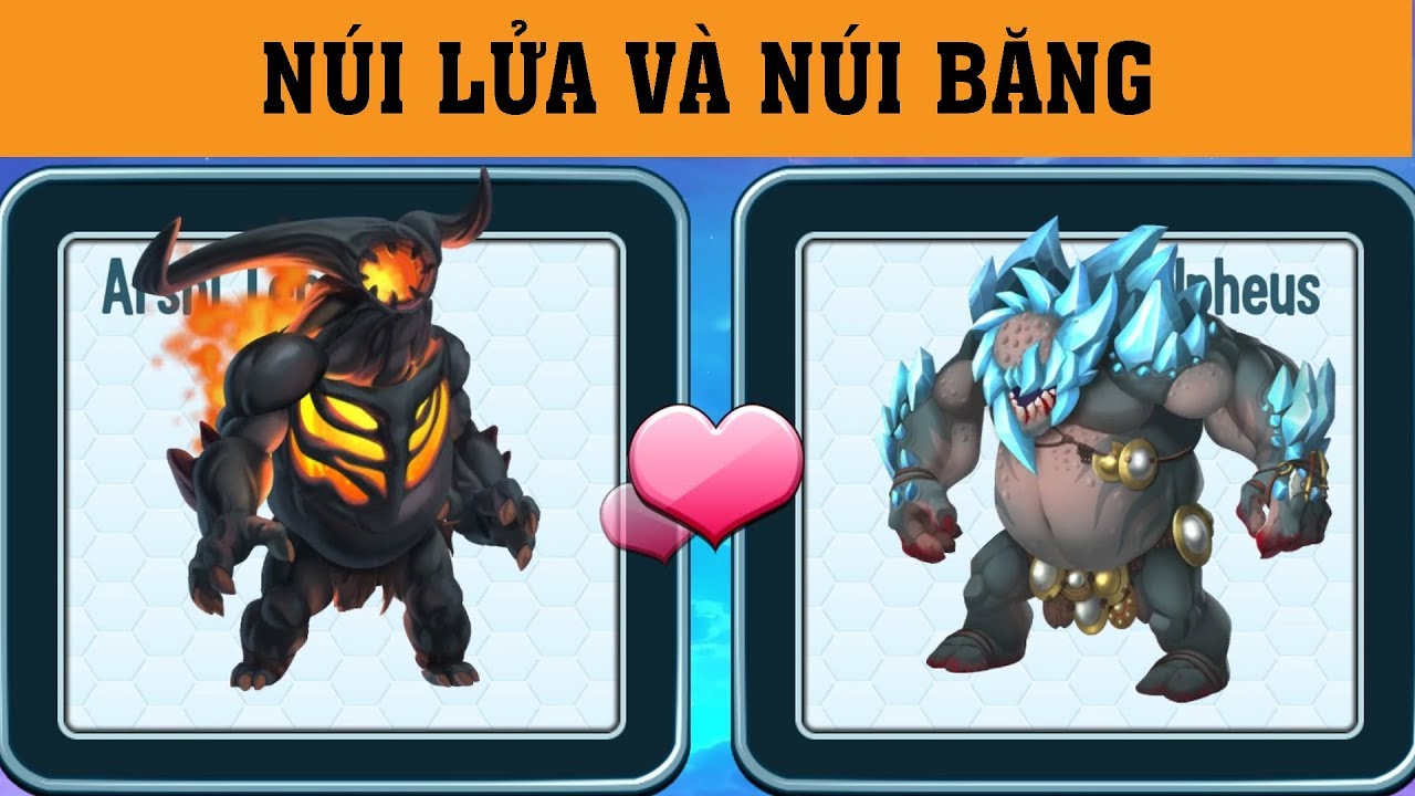 ✔️NÚI LỬA LAI VỚI NÚI BĂNG !! - Monster Legends Game Mobiles - Android, Ios #247