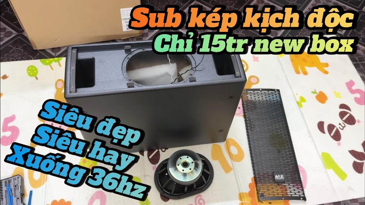 Sub Kép 6x9 inch Nhỏ Mà Rất Hay, VUE Audiotechnik  es 269, Xuống Tới 36hz, Thanh Lý 15Tr, New Box