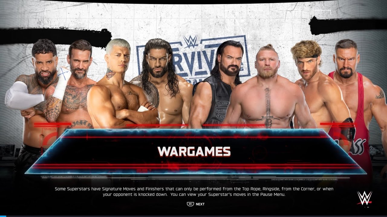 #WWE2K25#Servivor Series#Wargames