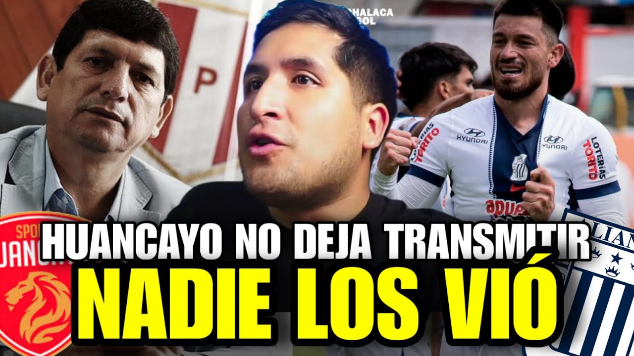 HUANCAYO SE REVELA CONTRA LA LIGA 💥 EVITAN TRANSMISIÓN VS ALIANZA LIMA 🔥