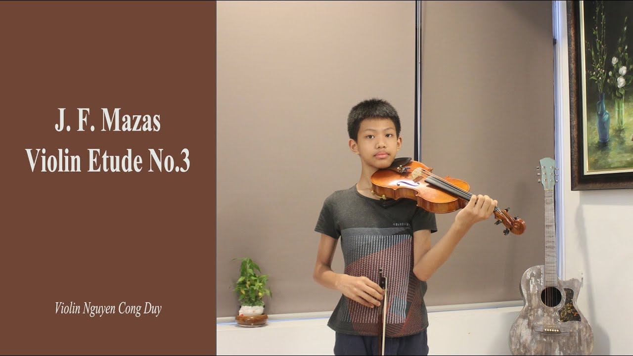 J. F. Mazas Violin Etude No.3 I Nguyen Cong Duy