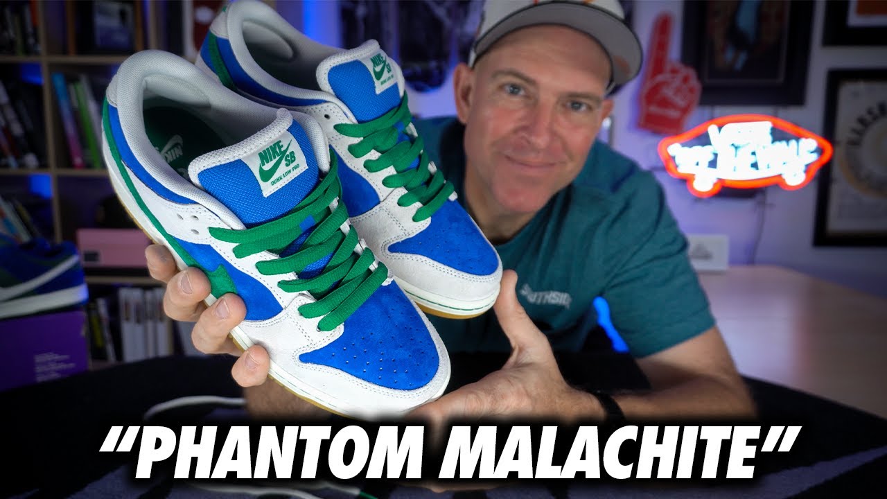 Кроссовки Nike SB Dunk Low Phantom Malachite Hyper Royal В РУКЕ | ПЕРВЫЙ ВЗГЛЯД | ОБЗОР РАСПАКОВКИ!