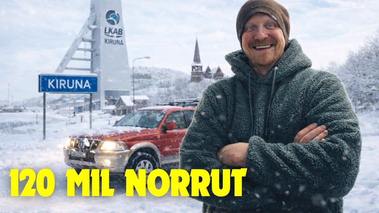 Del 7 - Jag lämnar allt - 1200 km till Kiruna i vinterväder