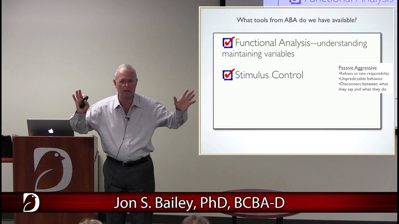Jon S. Bailey, PhD, BCBA-D | Dealing with Difficult People