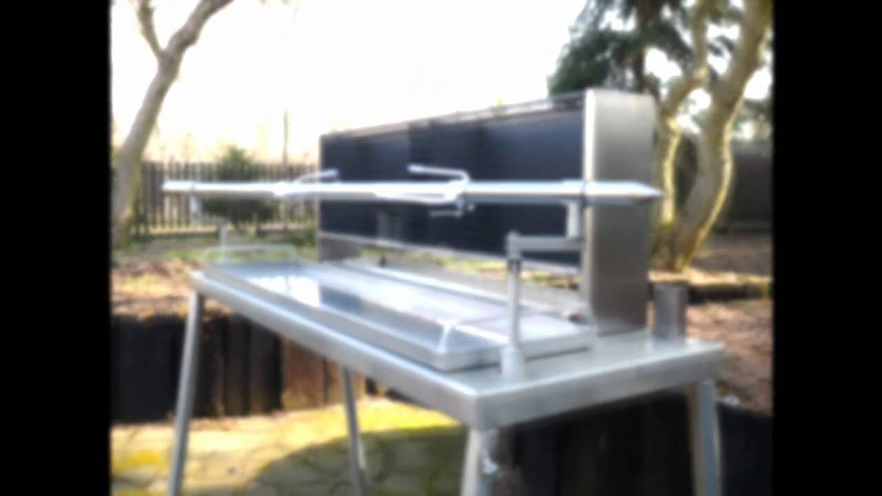 Spanferkelgrill, suckling pig, bbq, lamm
