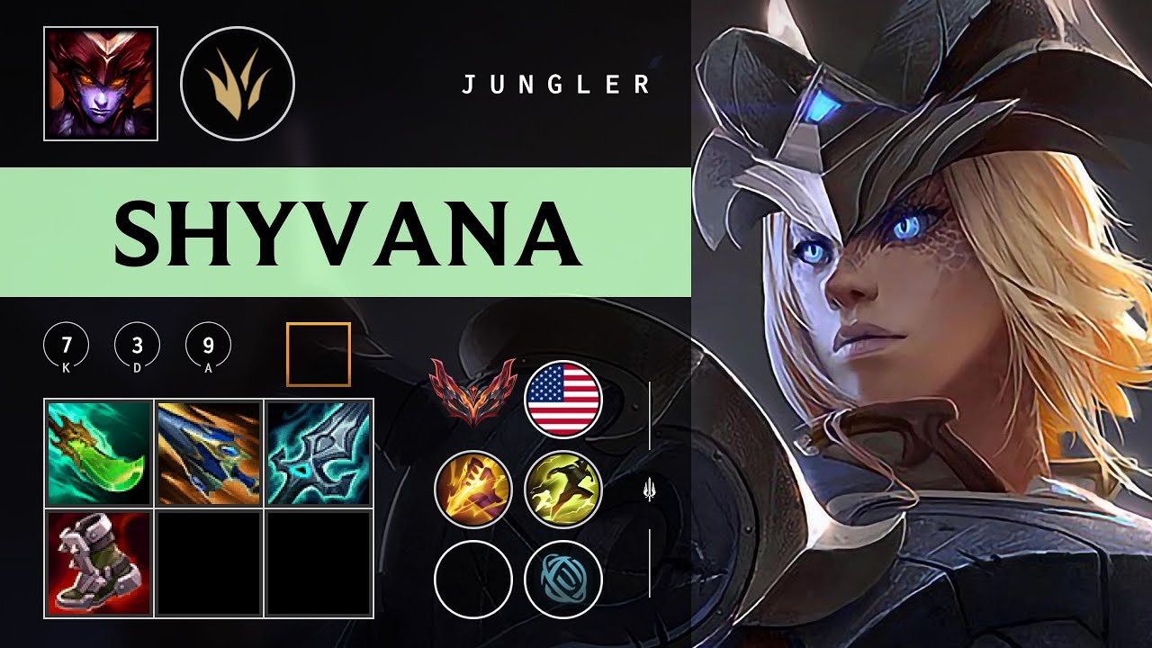 Shyvana Jungle vs Xin Zhao - NA Grandmaster Patch 26.02