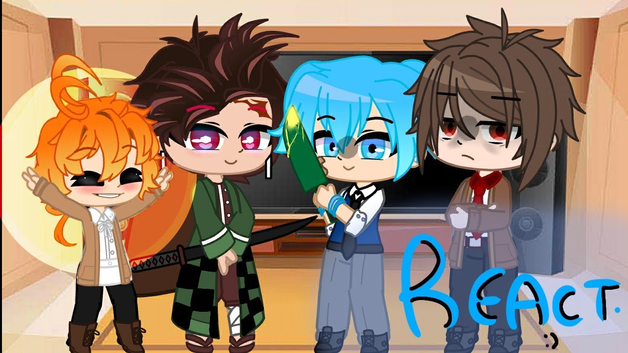 anime character react to each other(pt.1/??)