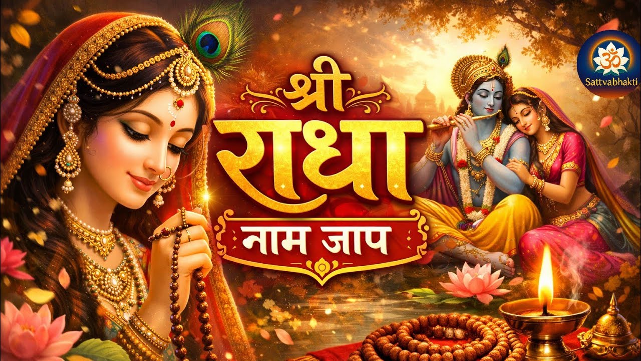 अखंङ राधा नाम 11000जाप 🌸🦚 Start Your Day with Divine Love & Miracles” राधा राधा राधा नाम जाप