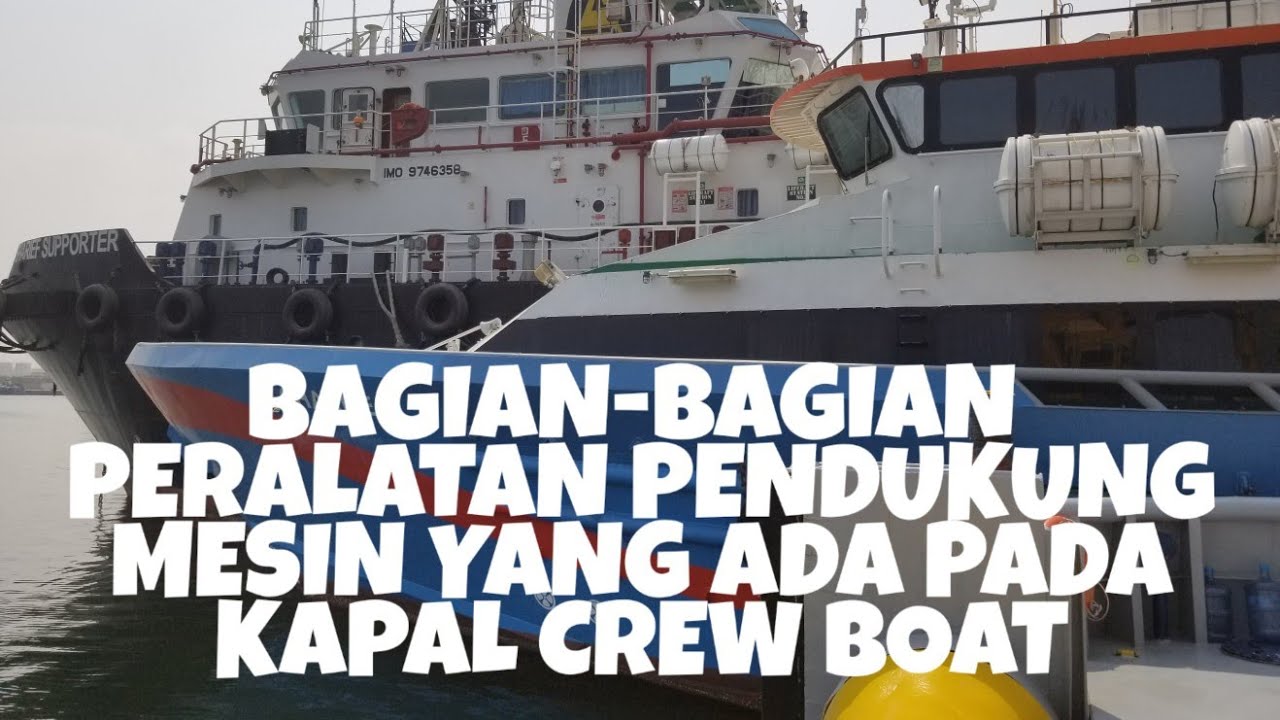 Bagian2 peralatan engine room yg ada pada kapal crew boat ...