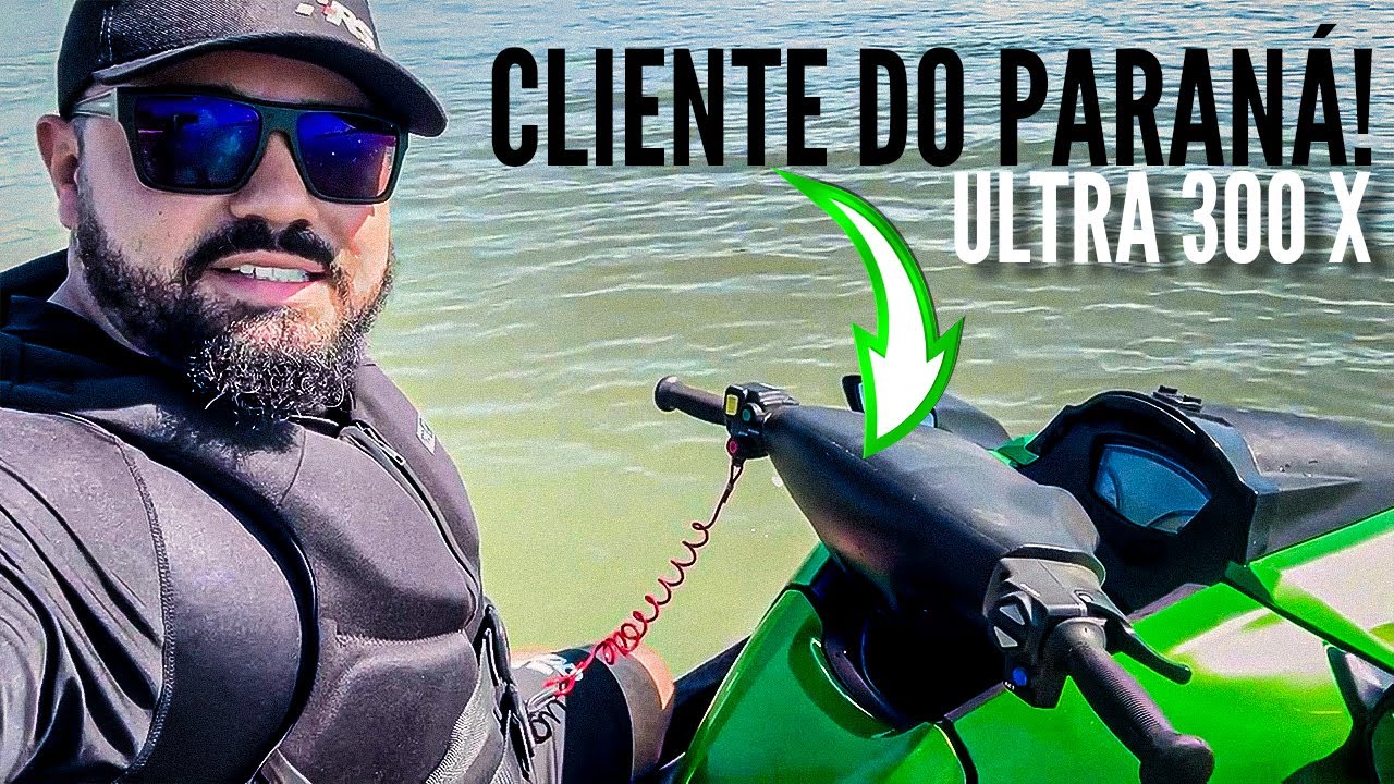 Cliente do PARANÁ mandou o KAWASAKI ULTRA 300X DELE! FICOU ZERADO!