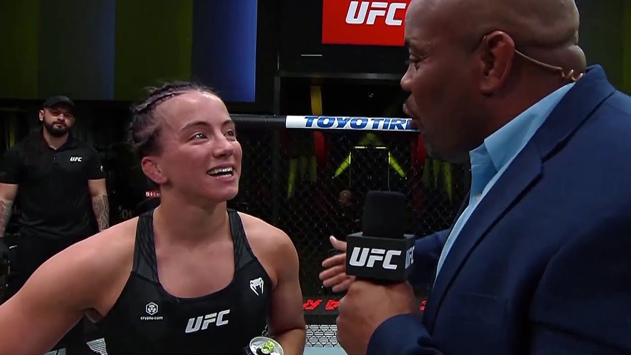 Maycee Barber Octagon Interview | UFC Vegas 52