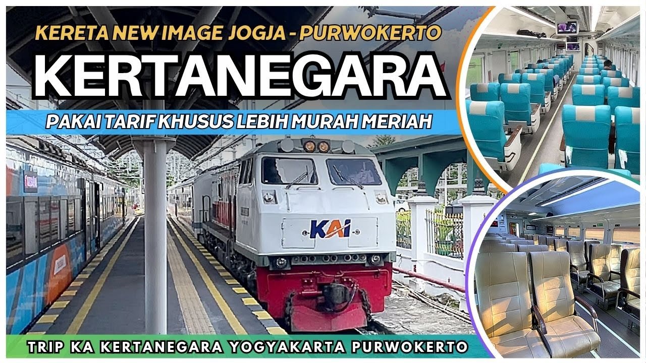 KERETA MURAH JOGJA PURWOKERTO 🤩 JAM BERANGKAT ENAK‼️Trip KA Kertanegara Eksekutif New Image