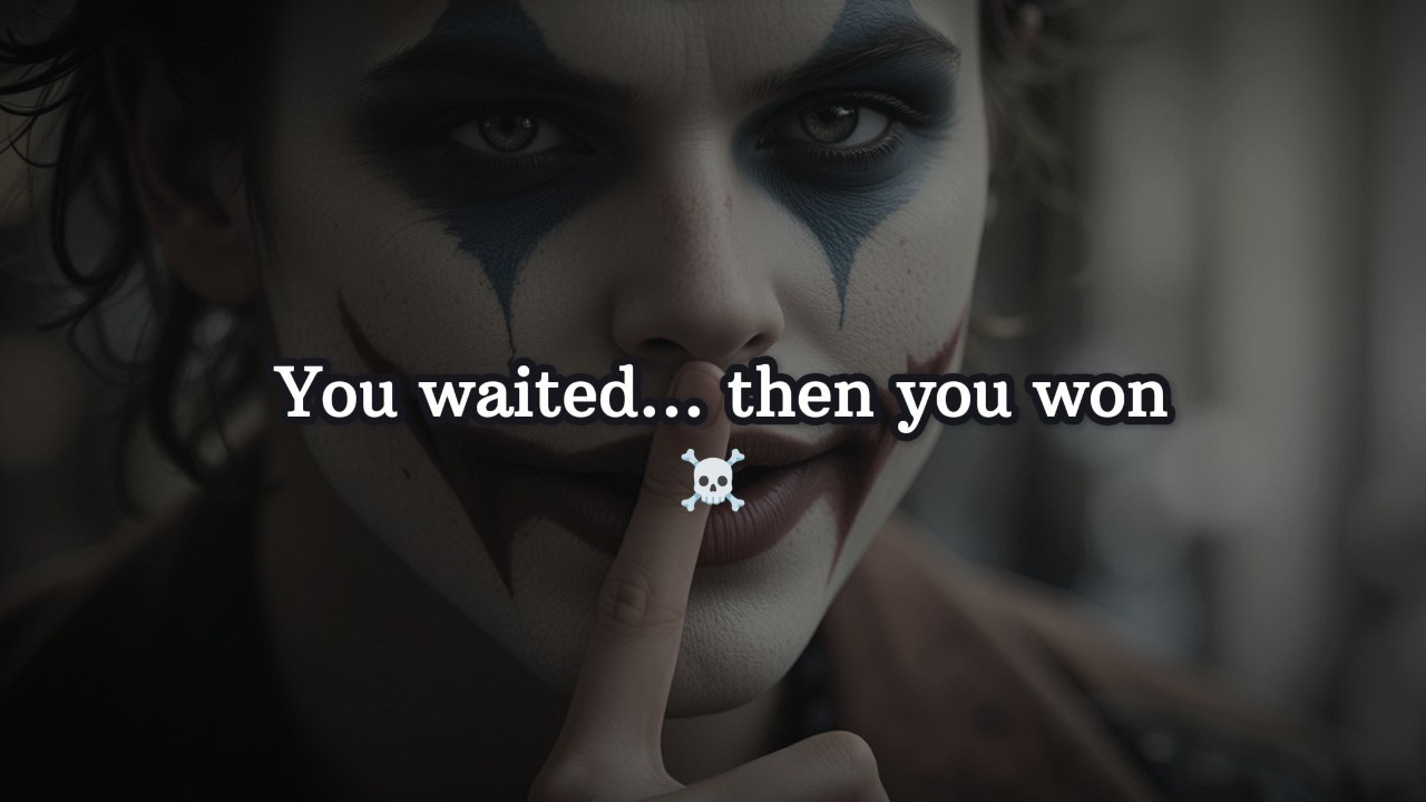 Your Patience Broke Their Plans | Mastering Silence & Power – Joker Wisdom